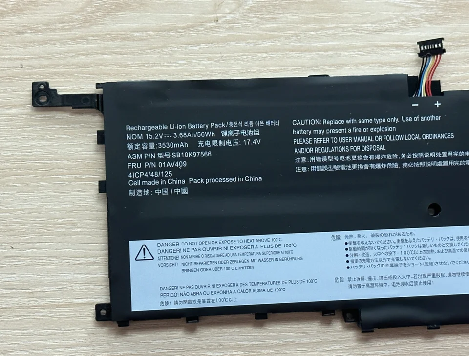 01AV409 01AV439 Battery for Lenovo ThinkPad X1 Yoga Carbon 4th Gen