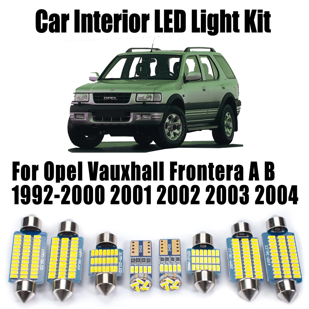 

Canbus For Opel Vauxhall Frontera A B 1992- 2001 2002 2003 2004 Car Accessories LED Interior Reading Map Dome Trunk Light Kit