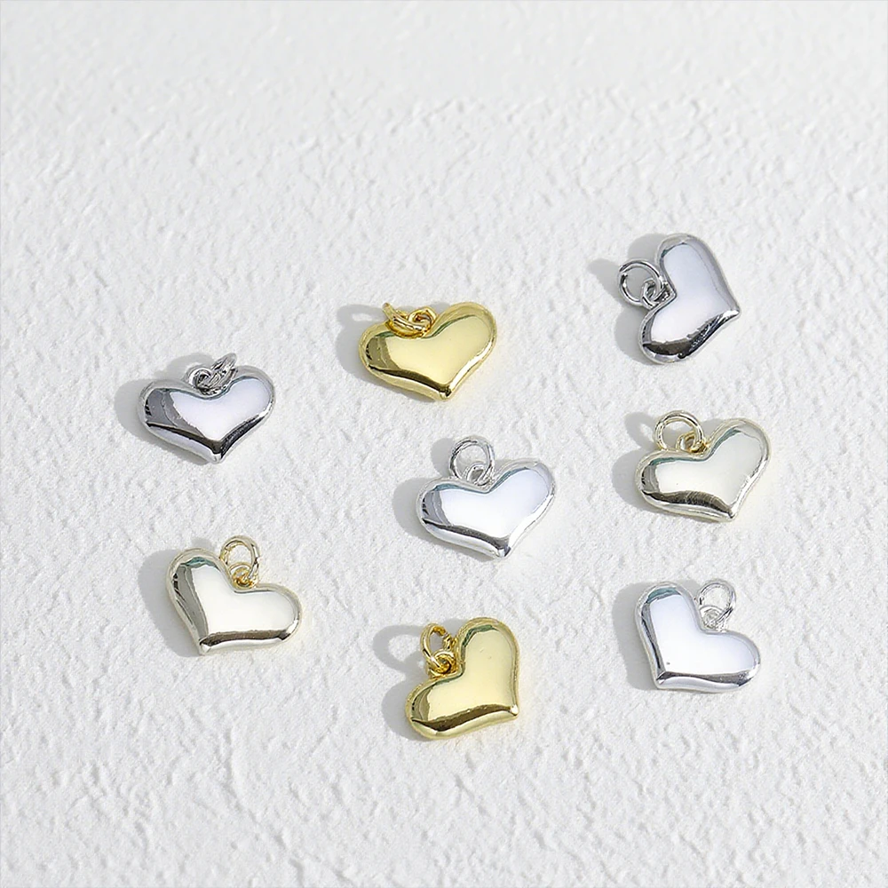 

Cordial Design 13*14MM 50Pcs Jewelry Findings & Components/Copper/Heart Shape/Hand Made/Genuine Gold Plating/DIY Charms #194488