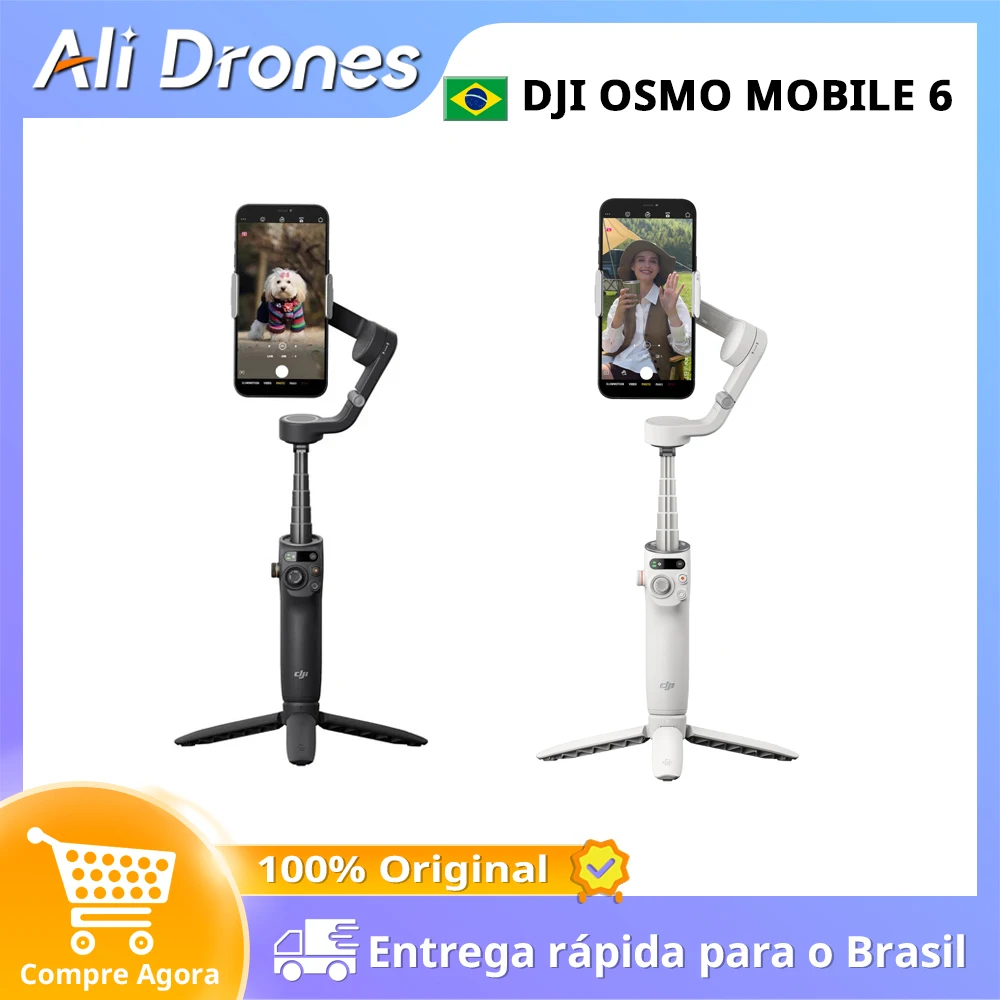 DJI Osmo Mobile 6 OM 6 handheld gimbal 3-Axis Stabilization ActiveTrack 5.0 Built-In Extension Rod original brand new in stock