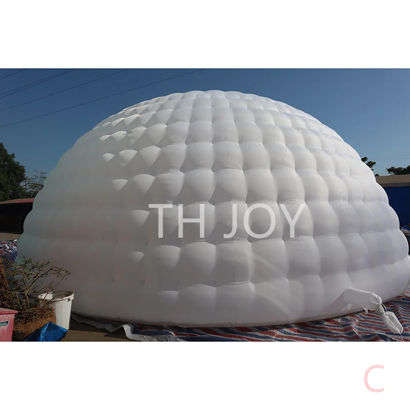 fast air ship to door,outdoor giant inflatable marquee, 10m diameter inflatable dome tent blow up igloo for party