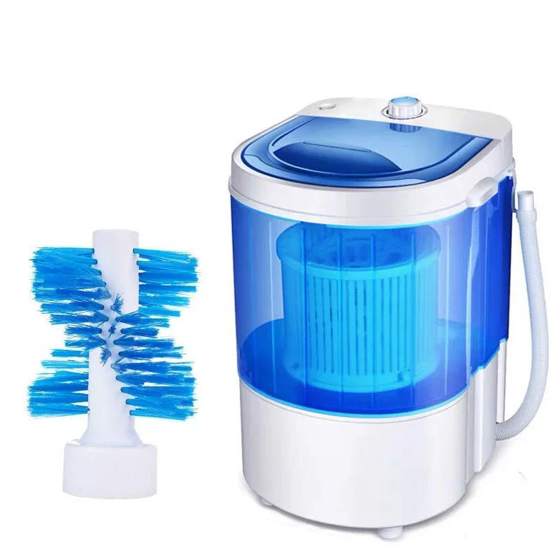 Home clothing and shoe washing machine automatic mini single button portable