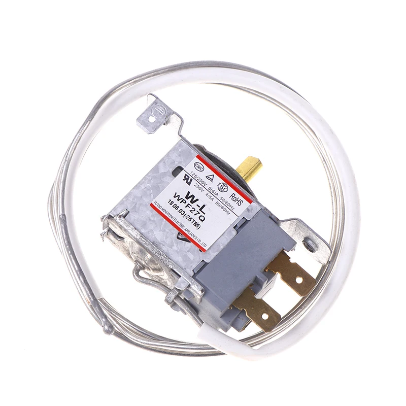 Refrigerator Freezer Temperature Controller Parts 2PIN Sensor Probe WPF27G-L Thermostat Mechanical Temperature Controller Probe