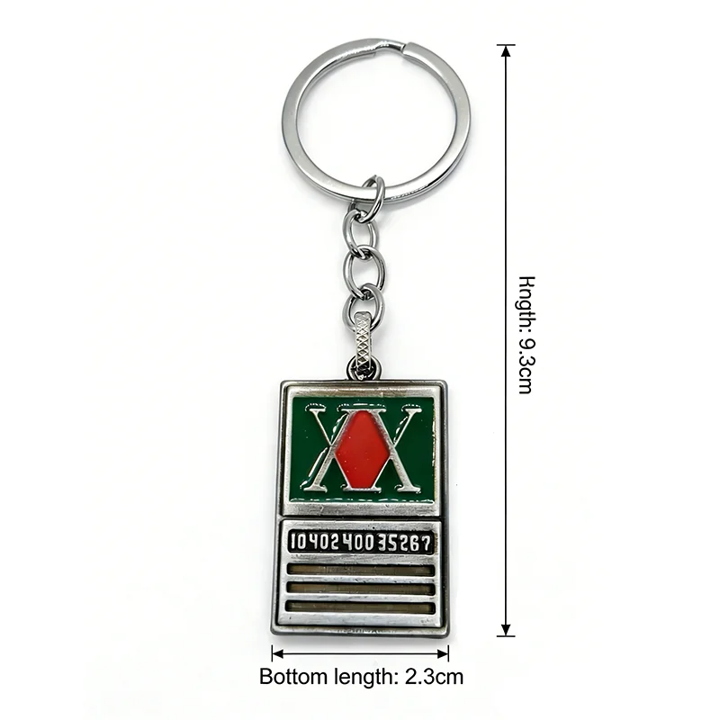 Hunter x Hunter Anime GON FREECSS Classic Hunter License Metal Card Tag Keychain - Collectible Cartoon Fans Jewelry Accessories image 6