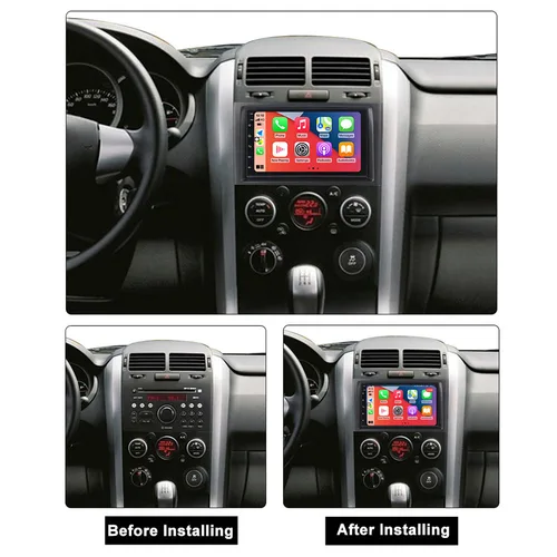 Imagen 2 del producto Radio de coche 2din Android 16 para Suzuki Grand Vitara 3 2005-2010 2011-2015 Radio de coche reproductor Multimedia GPS Carplay Androidauto WIFI