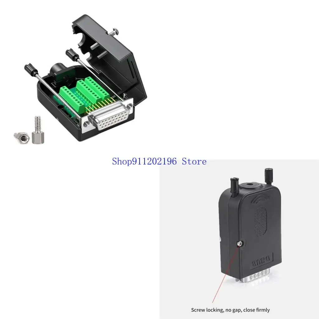 

P82A D Sub 26 Pin Copper Terminal Adapter Module Pin Arrangment with Bolts