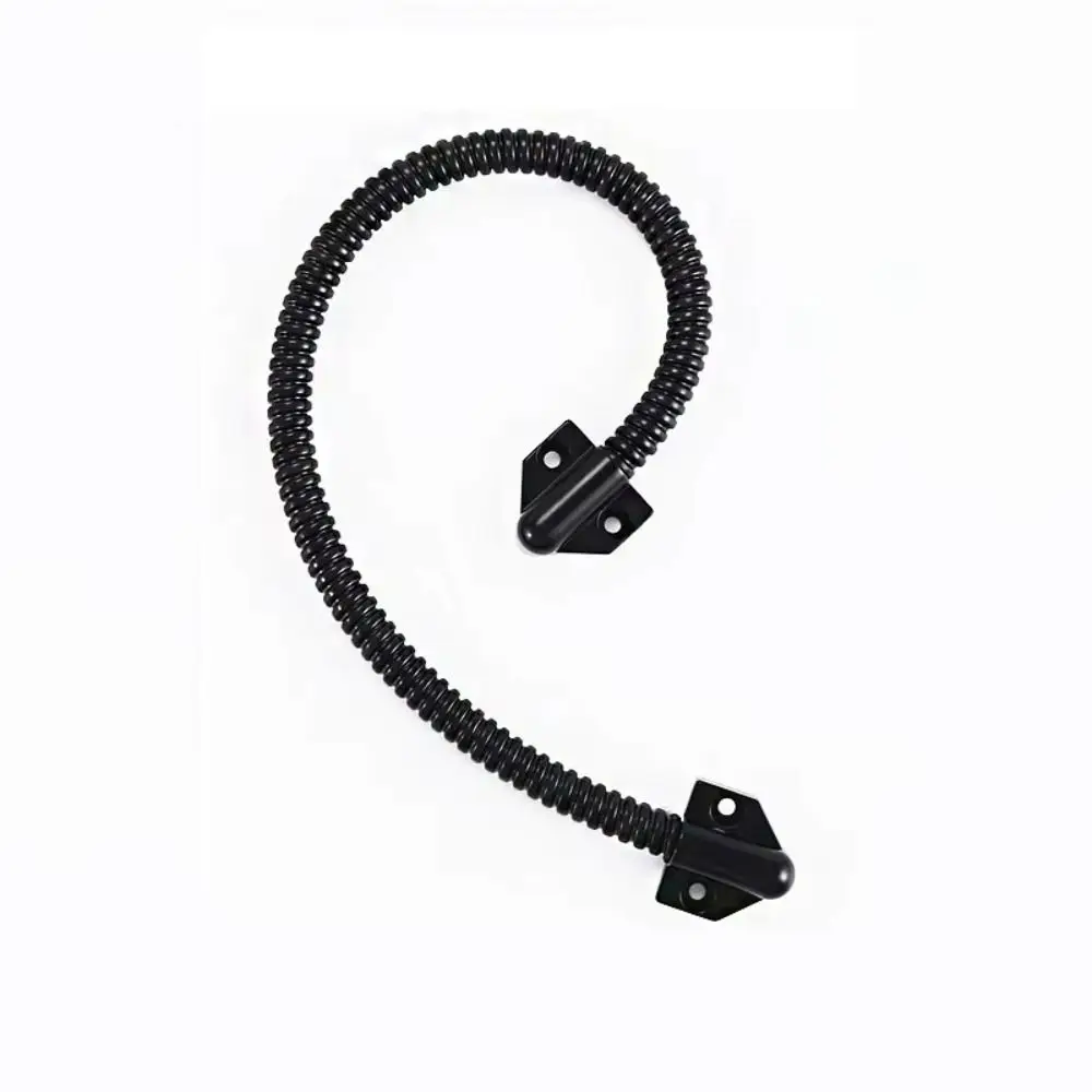 Stainless Steel Access Control Cable Metal Head Anti-pinch Door Loop Zinc Alloy Head Flexible Secure Line Defender Indoor Use