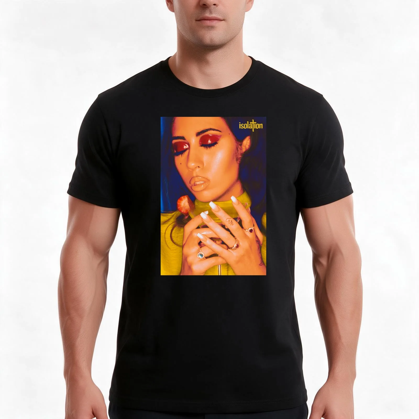 Kali Isolation T-Shirt Summer Casual Cotton Tee Oversized Streetwear Tops Vintage Graphic Print Loose Fit Short Sleeve