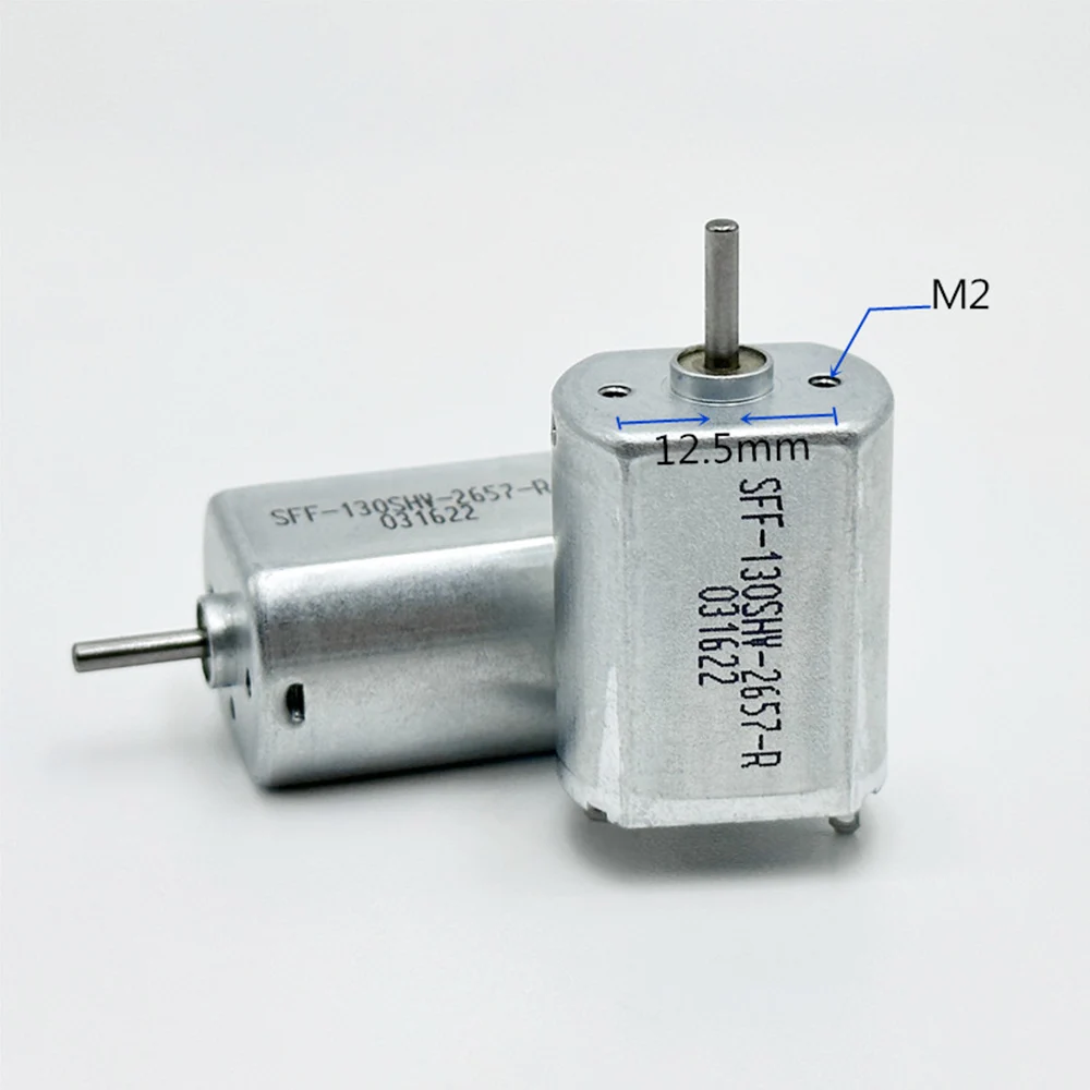 Mini FF-130SH-2657 Motor DC 1.5V 3.7V 5V 20000RPM High Speed Large Torque Precious Metal Brush Four-wheel Drive Car Model