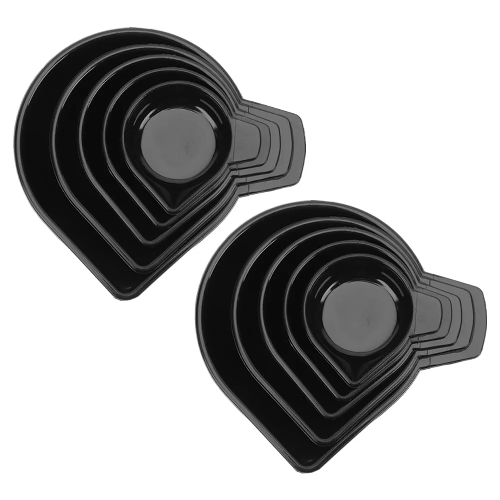 

10 Pcs Electronic Weighing Disc Boats Kitchen Weight Scale Pan Pp Tray
