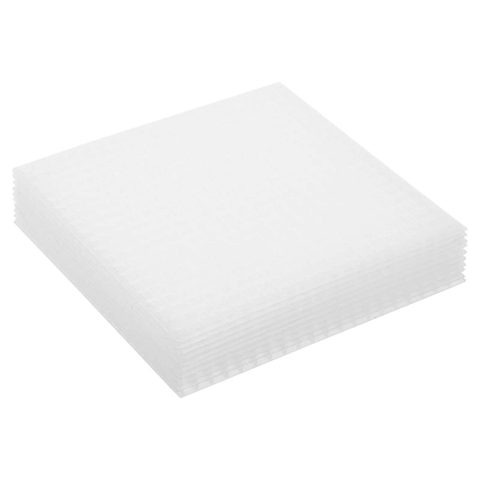 

10Pcs Durable Plastic Mesh Sheets DIY Bag Making Pads for Crochet Cross Stitch Embroidery Craft Plastic Sheets