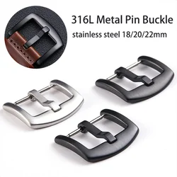 New Stainless Steel Buckle Watchband Strap Button for Watch Band 18mm 20mm 22mm 16mm 24mm Matal Clasp Watches Accessories