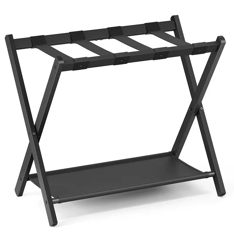 

Hotel wooden folding luggage rack