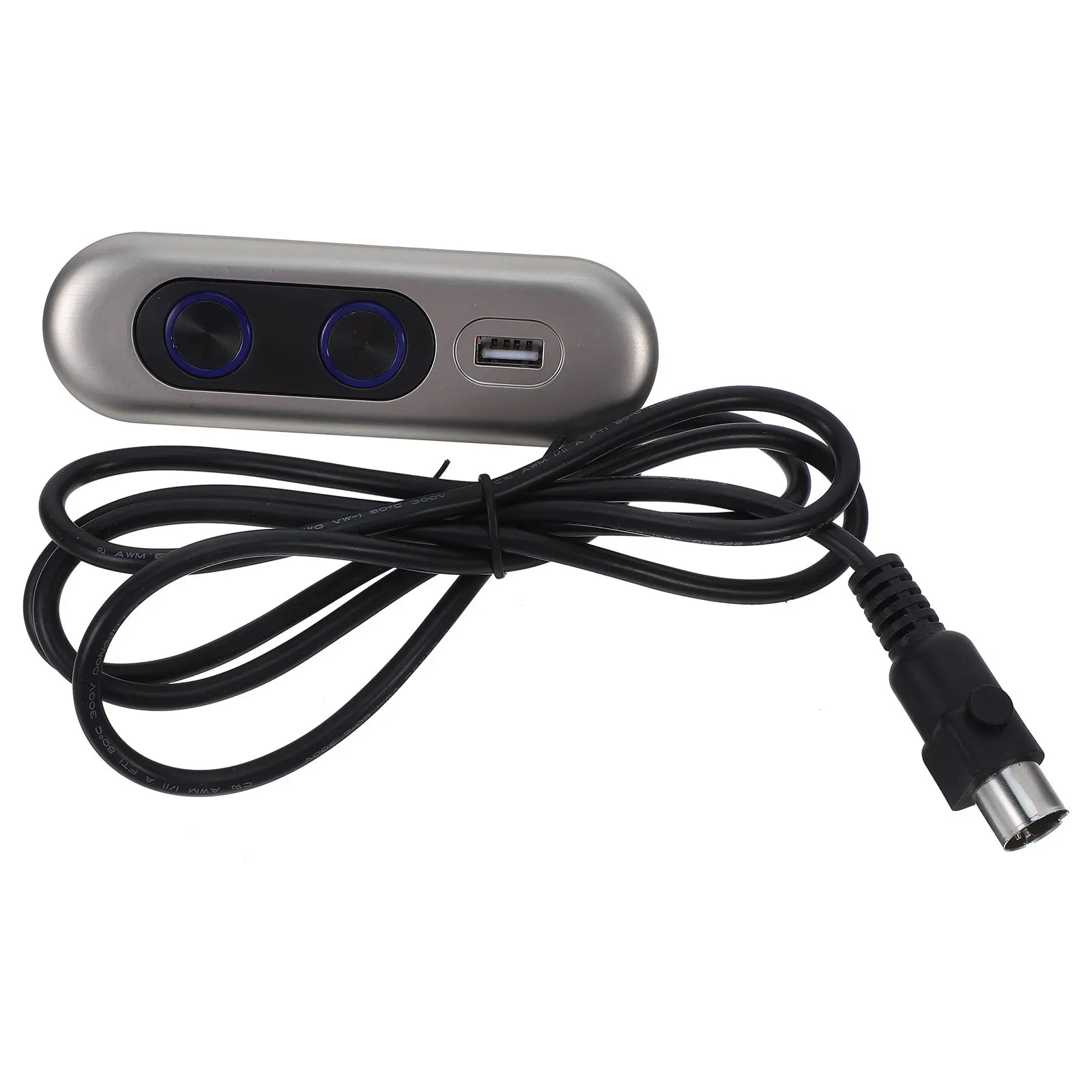 Electric Recliner Controller Dual Button 5 Pin Hand Control Ergonomic Lift Chair Replacement Part USB Charging Power Recliner