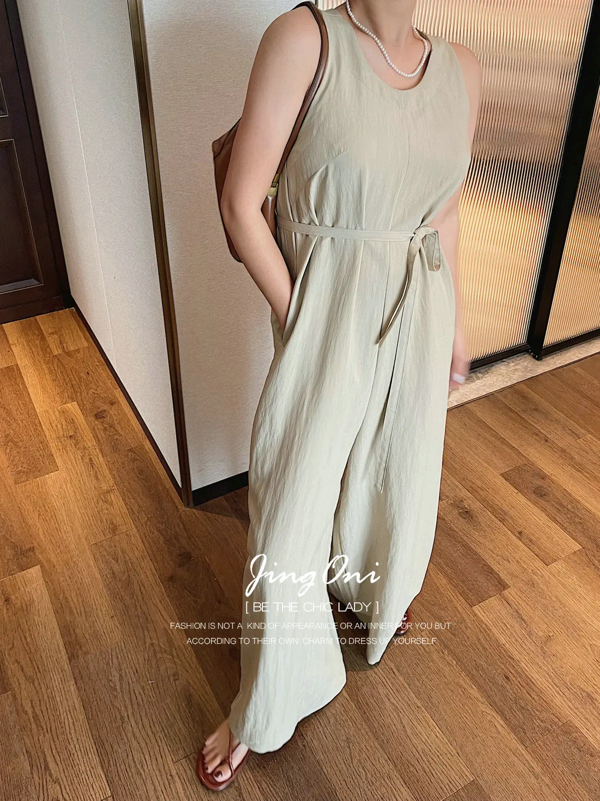 Jumpsuits Cargo Pants Y2K Woman Clothing 2025 Summer Korean Fashion Style Elegant Long Trousers Wide Leg High Waist Sleeveless