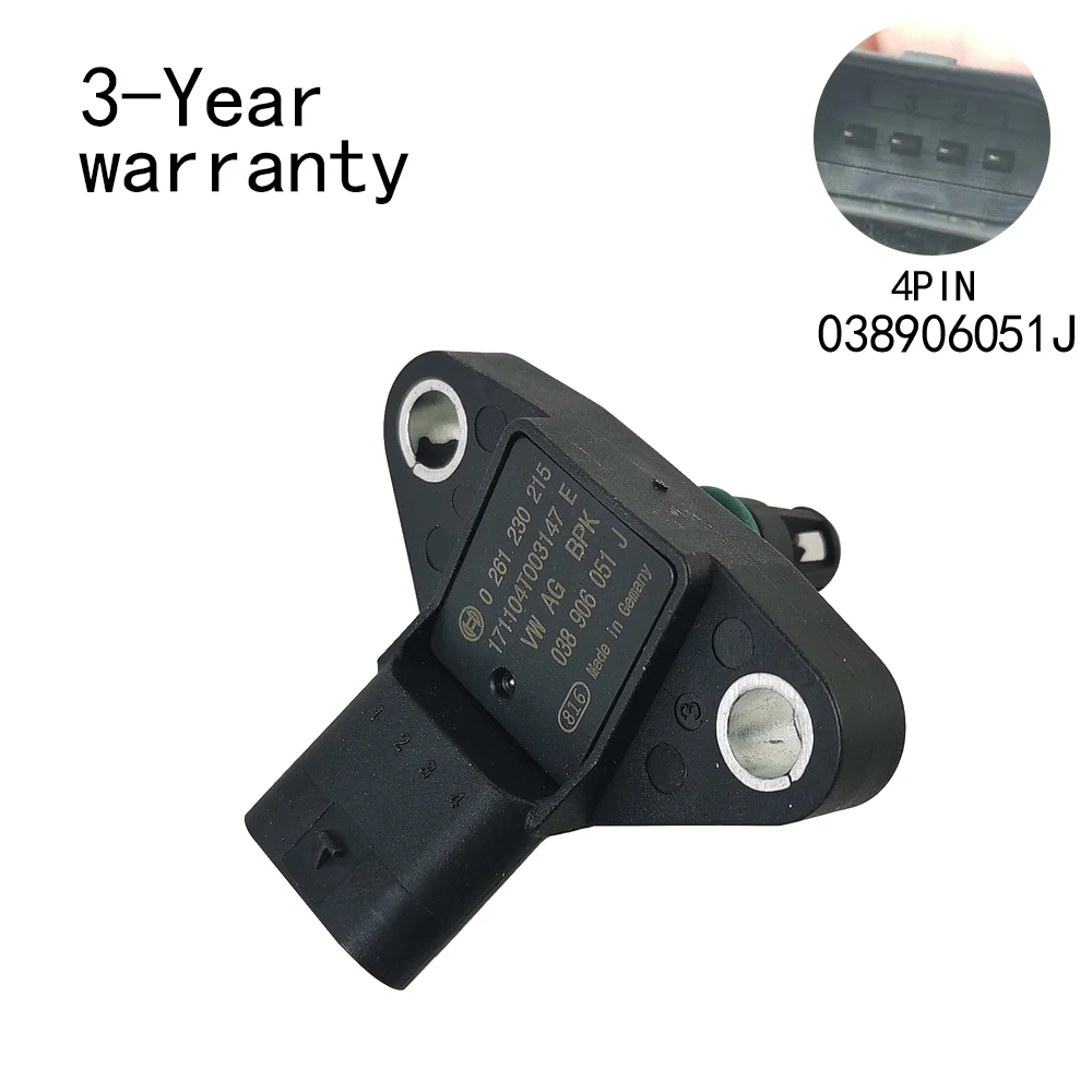 Intake Pressure sensor 038906051J For VW Touareg Audi A6L A4L A6 S6 A4 S4 A5 S5 A7 Q7 Q5 A8 S8