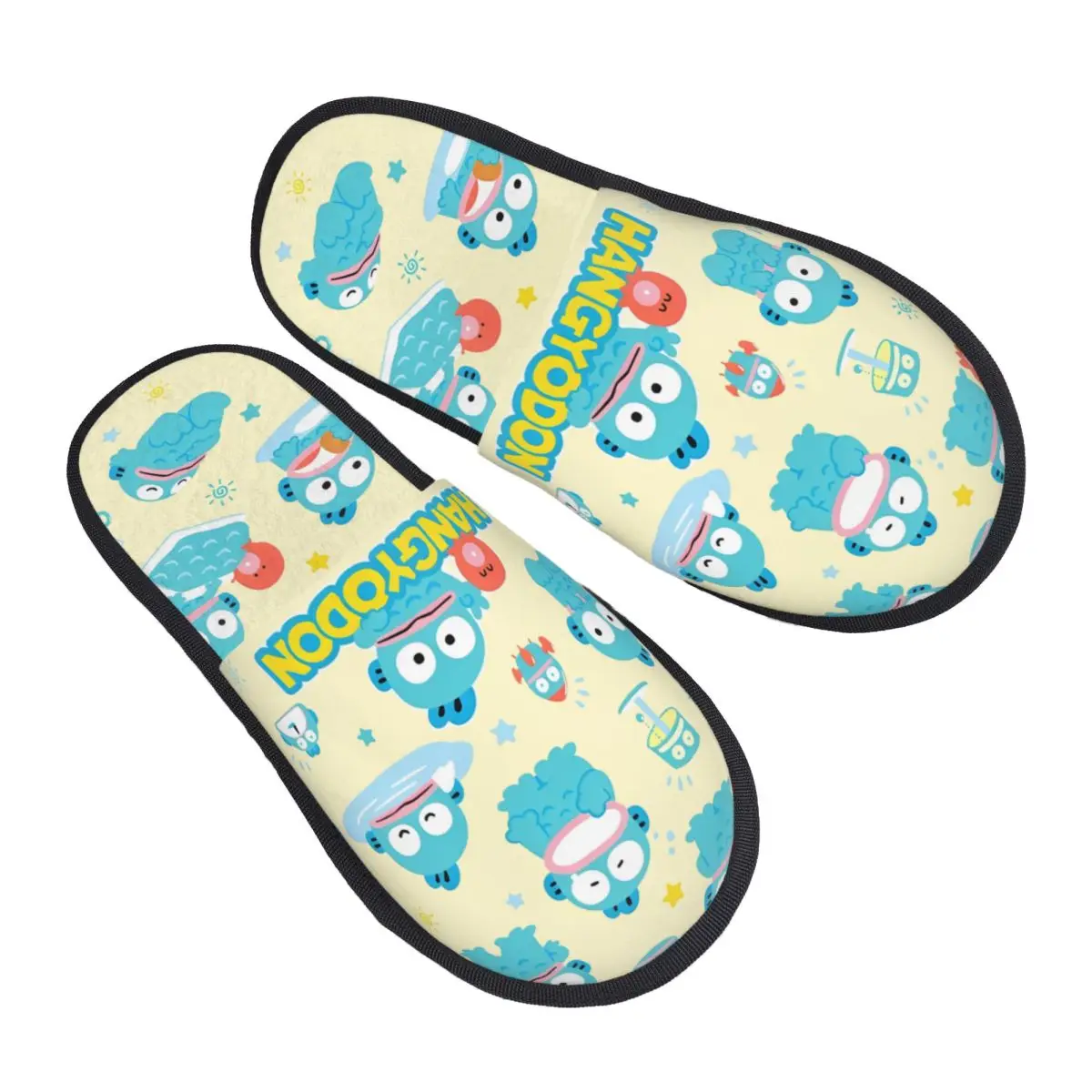

Женские домашние тапочки Hangyodon с индивидуальным принтом, мягкие теплые милые пушистые тапочки из пены с эффектом памяти в виде рыбы, домашняя уличная обувь