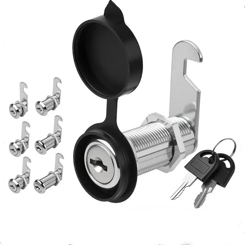 Zinc Alloy Cam Lock Waterproof Cover Anti Rust Secure Cabinet Drawer Mailbox for RV Camper Storage