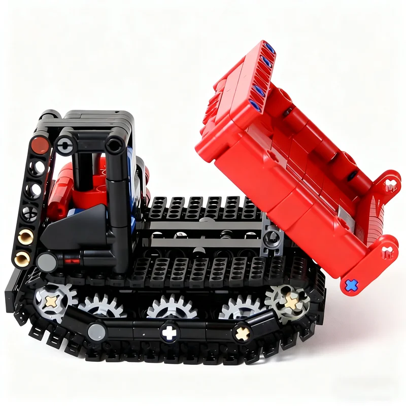 301 pièces MOC Mini Dumper sur chenilles modèle technique blocs de Construction assembler Construction cadeaux de noël bricolage jouet idée créative brique