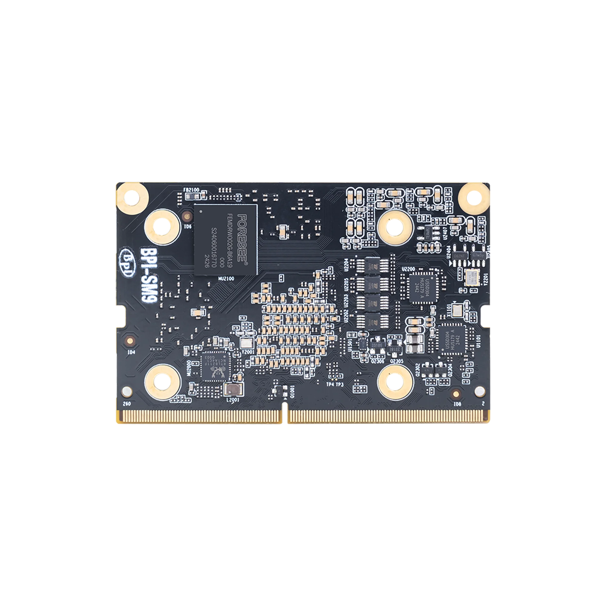 Banana Pi BPI-SM9 SOPHGO BM1688 8GB LPDDR4 32GB eMMC 8 Core ARM CA53 1.6 جيجا هرتز 16 HD فيديو تحليل ذكي كمبيوتر صناعي