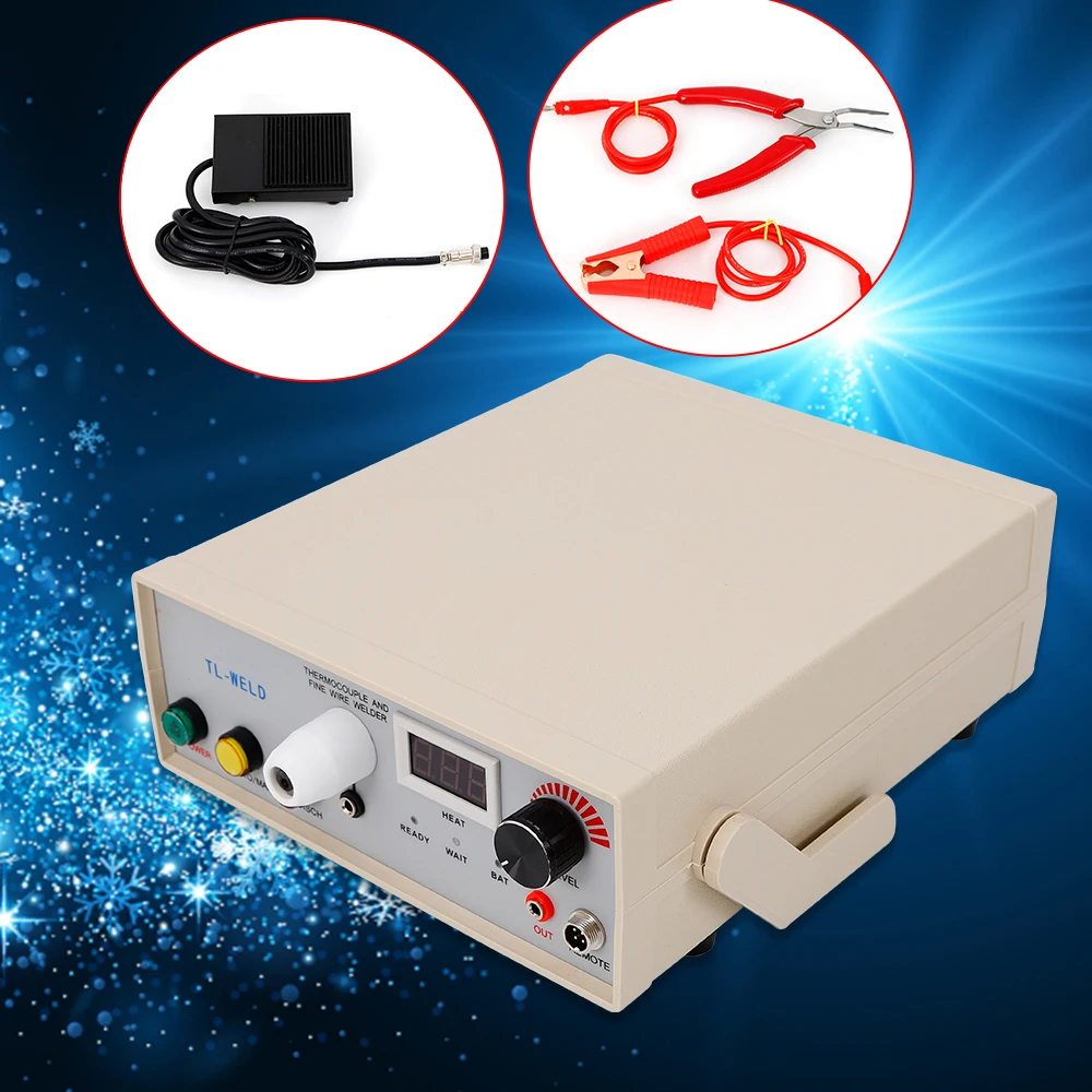 

Thermocouple Welding Machine, Desktop Thermocouple Welder, Manual Thermocouple Spot Welder US Plug