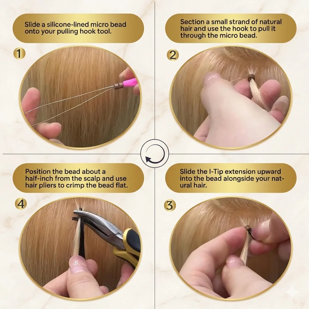 18inch Natural Remy I- Tip Hum - Hair Care Tips ulasan dan harga