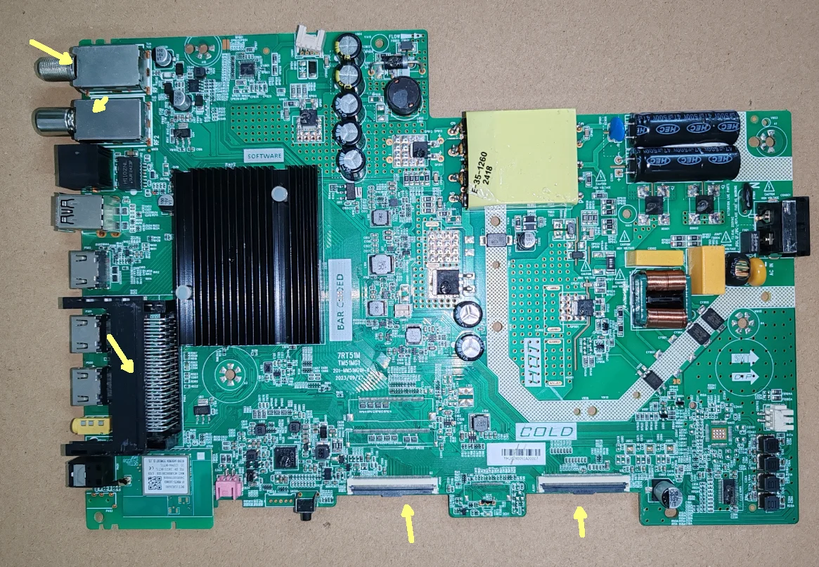 

201-MM51MG1N-03 TM51MG1 7RT51M LED TV motherboard, WiFi network board, physical photo, tested, 2 specifications