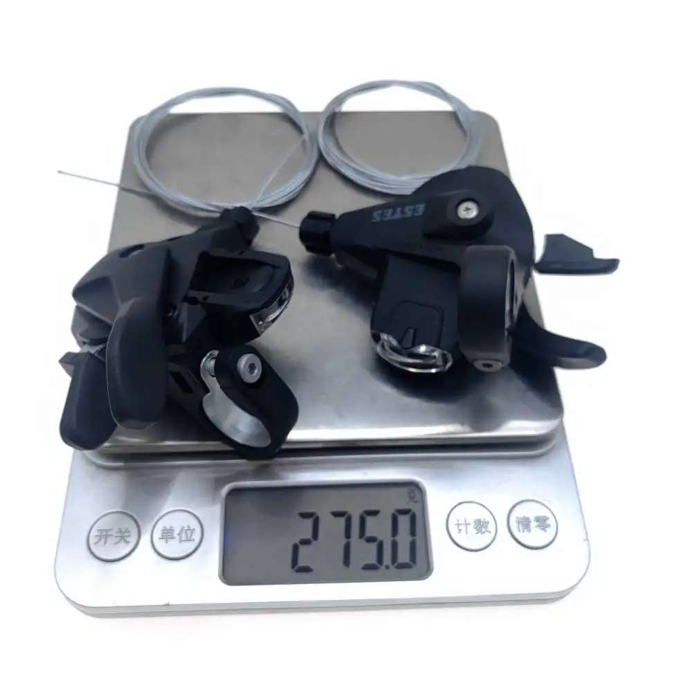 MicroSHIFT ESTES 3x7/8/9-Gang 21/24/27-Gang Schalthebel für rechte oder linke Hand, Rapid Fire MTB Mountainbike Fahrrad-Schalthebel – Detail 4