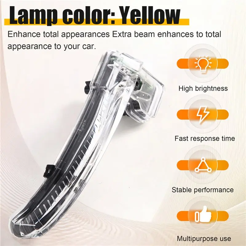 Strange LED Side Mirror For Marker Turn Signal Light For Renault- 1Pair Of Units Model Codes 261F66394R& 261F16813R