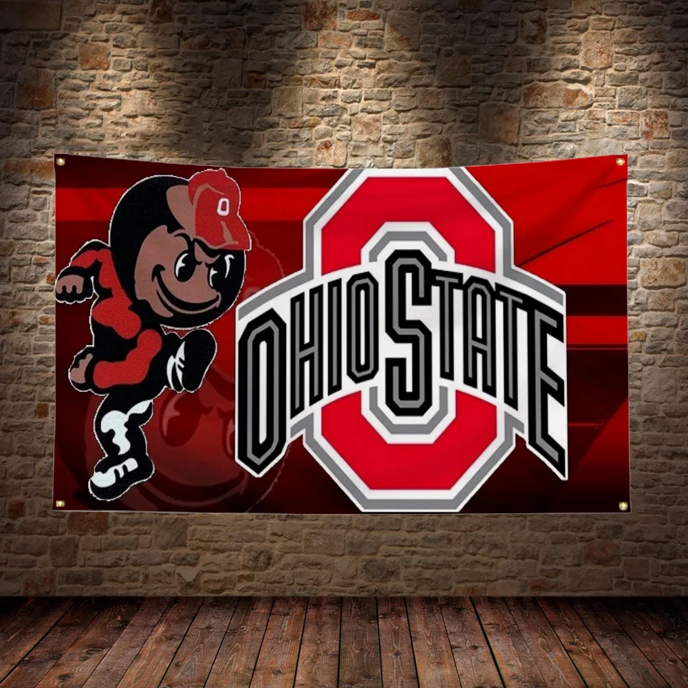 Garage Flag Ohio State BuckeyeS bandiera Lgbt da appendere giardino di casa decorazioni per esterni Fallout Skateboard bandiere e striscioni turchia