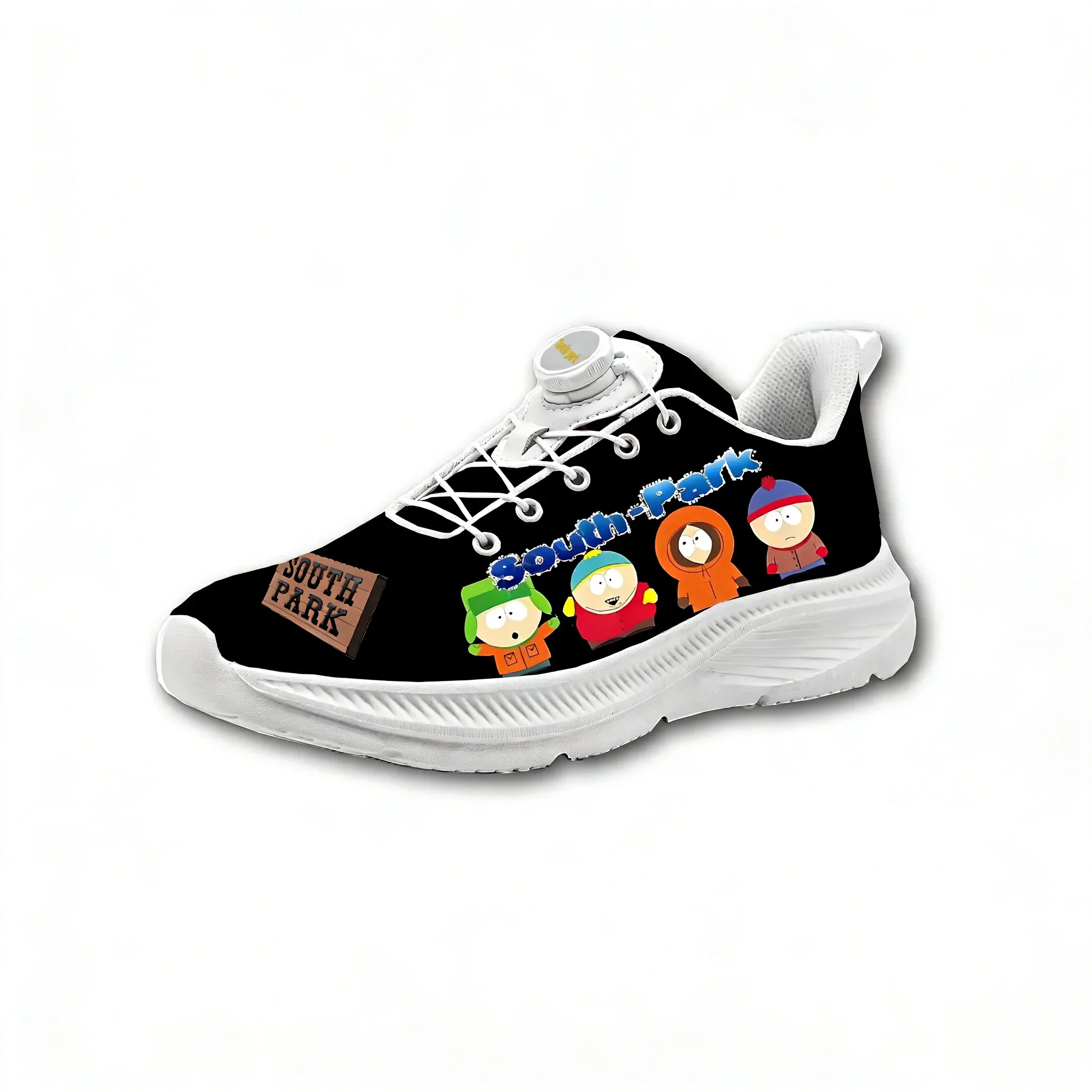 

South Park Anime Comedy Mens Womens Hiking Running Shoes Laceless Rotating Button Sports Shoes Casual lightweight Custom Sneaker