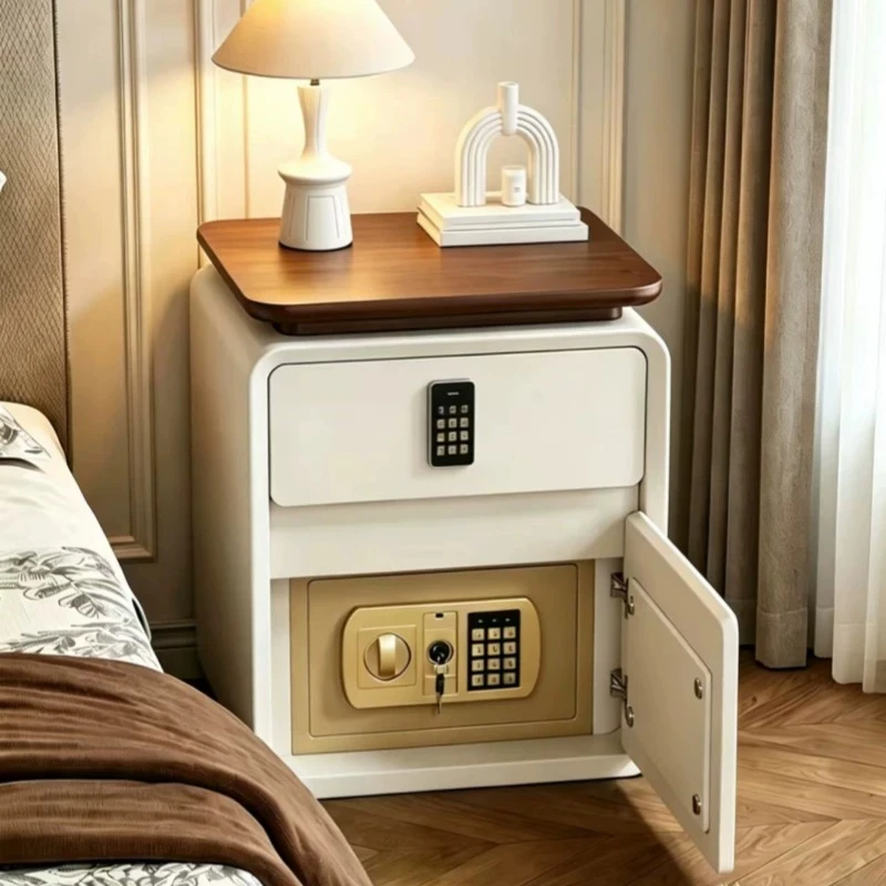 Little Luxury Bed Side Table Storage Narrow Wood Modern Bed Side Table Bedroom Secret Mesitas De Noche Luxury Furniture
