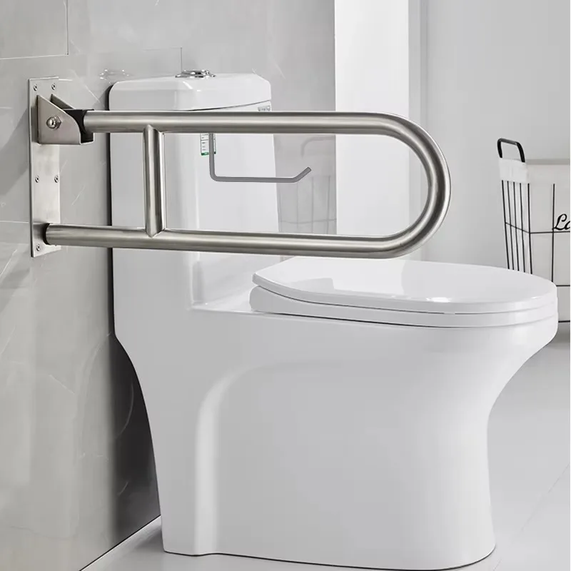 Factory Direct High Quality 304 Stainless Steel Toilet Handrail Bathroom Grab Bars for Disabled