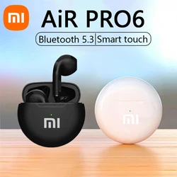 Xiaomi-BluetoothワイヤレスヘッドセットAirPro 6,TWS, 9D,hifi,音楽,iPhone, Android,ポッド用,オリジナル