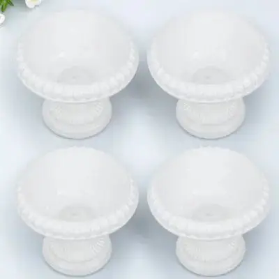 

4Pcs Decorative Flowerpots Mini Vintage Plant Containers European Roman Style for Garden Patio Home Wedding Use