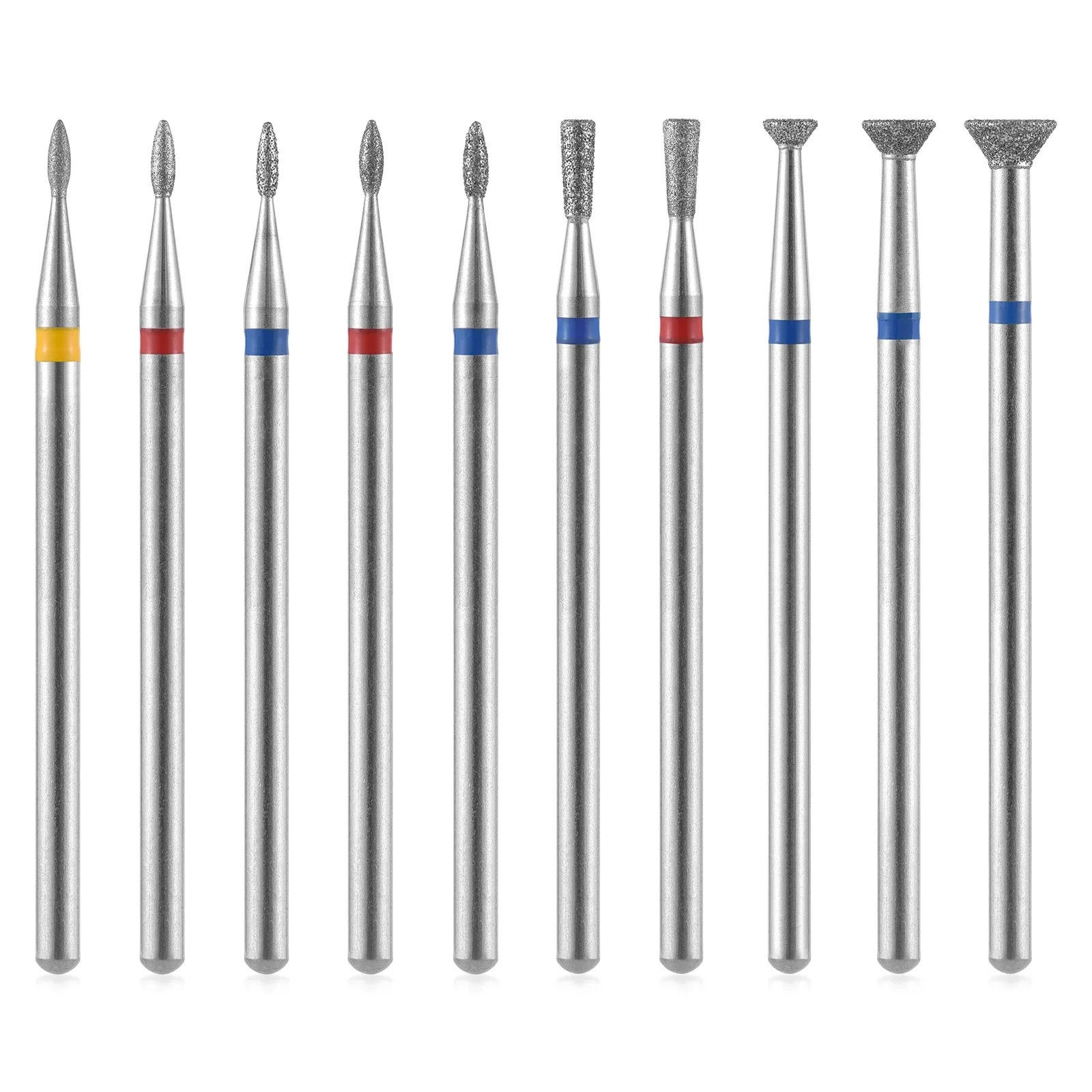 หัวเจียรเพชรสำหรับเครื่องตะไบเล็บไฟฟ้า 1 ชิ้น สำหรับขัดเจล ขัดหนังกำพร้า และทำเล็บเท้า