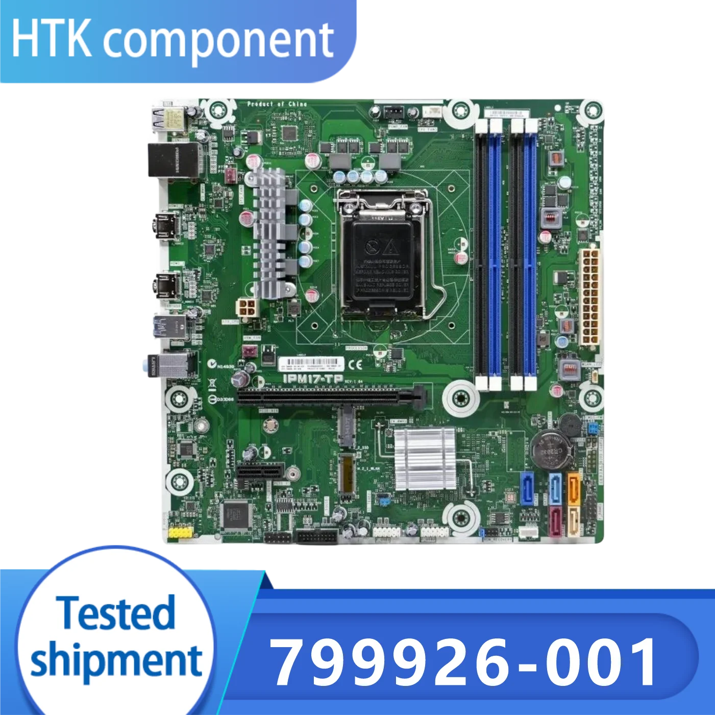 

799926-001 Envy Phoenix 860 Desktop Motherboard IPM17-TP 799926-601 Z170 Mainboard 100%tested fully work