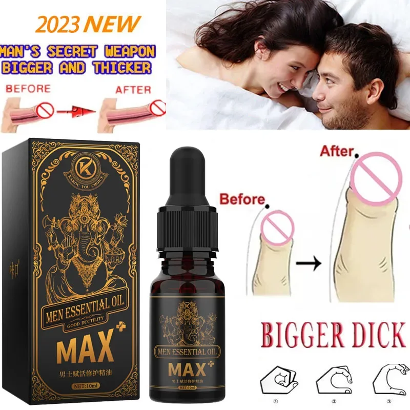 3 Pcs Penis Enlargement Oil For Men's Cock Thickening Increase Growth Male Dick Erection Aphrodisiac Massage Essential Oils