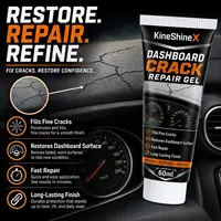 Dashboard Crack Repair Gel 60ml, 2026 New Car Leather Plastic Filler Fast Restore Console Instrument Panel Scratch Fix Tool 5