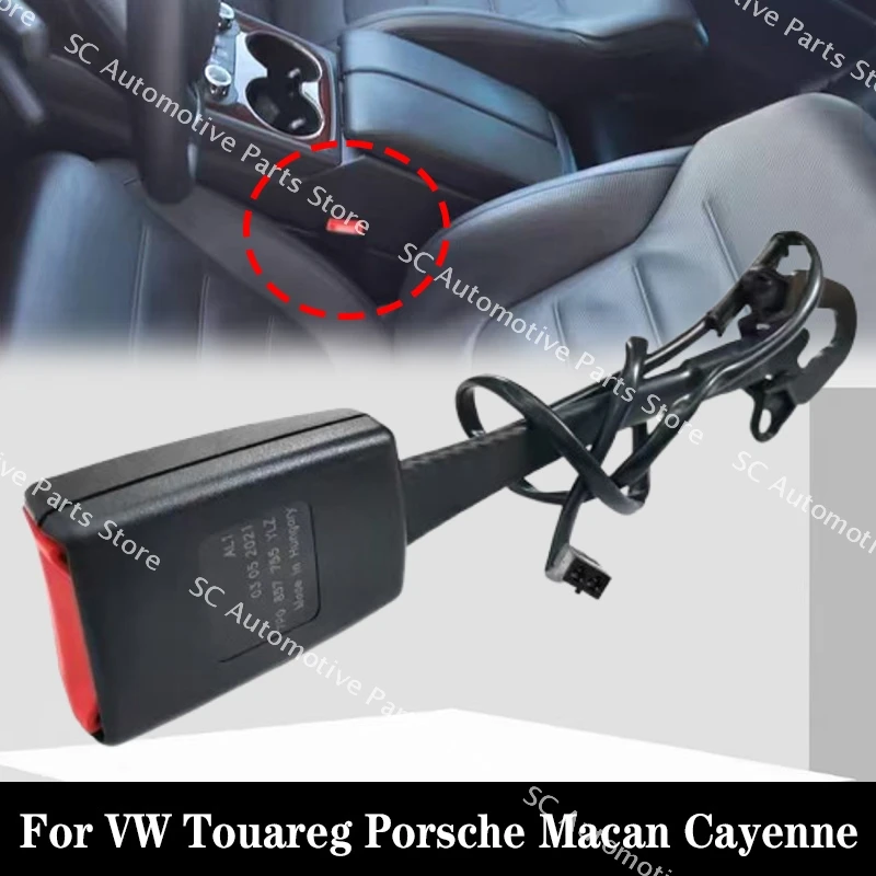 For VW Touareg Porsche Macan Cayenne Automobile Safety Belt Socket Jack Mortise Lock Fixing Lock Catch 7P0857755 7P0 857 755
