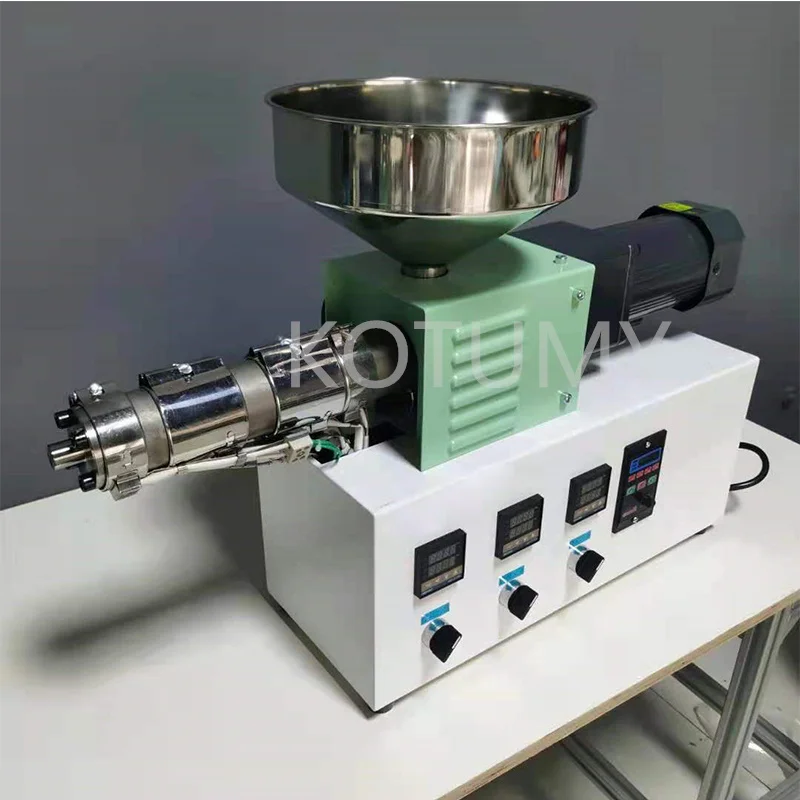 Sj25 The New 2kg/H Single Screw Extruder Laboratory  Single Screw  Plastic Desktop Polymer Extruder Injection Molding