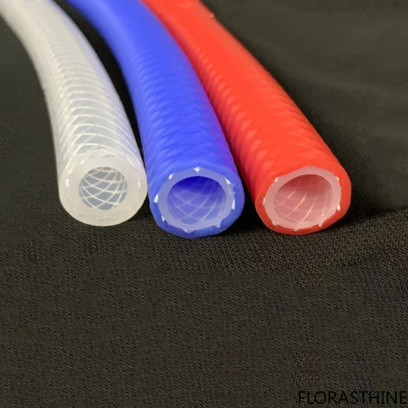 1M 6~35mm Food Grade Silicone Tube Hose High Pressure Flexible Gel Silica Pipe Drinking Water Rubber Hose