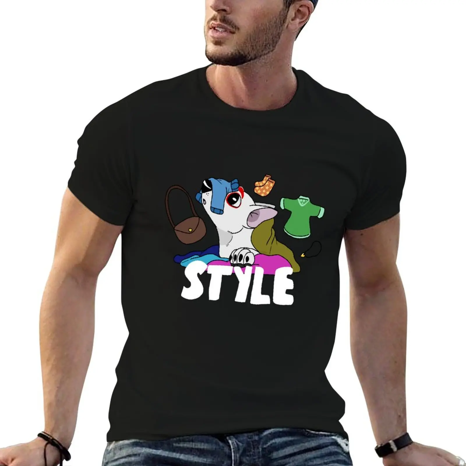 Style Waterfall T-Shirt Casual Everyday Short Sleeve T-Shirt