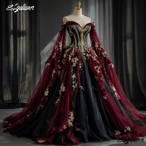 burgundy and gold wedding dress dress-AliExpress Wedtrend Women Chiffon Mother Race Day Size:5XL/6XL Buy Dramatic burgundy velvet