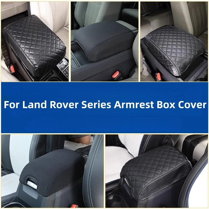 

Black Cotton For Land Rover Defender 110 2020 2021 2022 2023 2024 Car Seat Armrest Center Console Box Cover Car Accessories