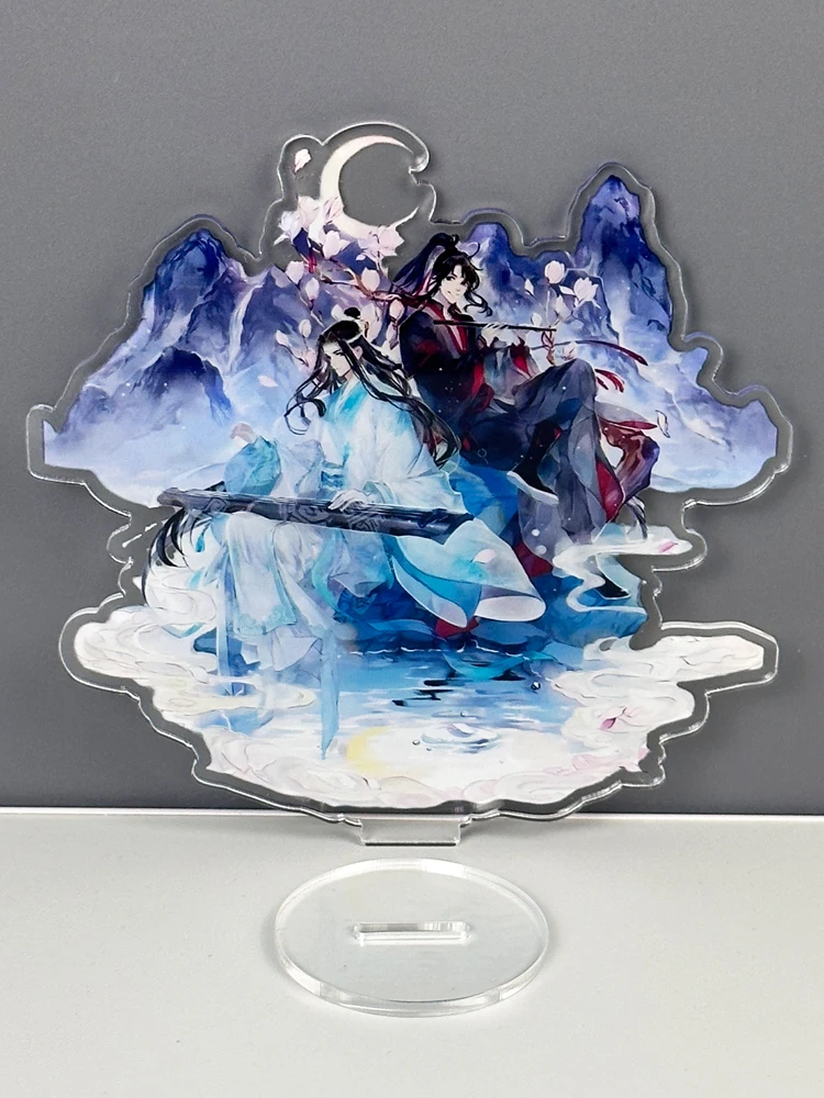 Anime Grandmaster of Demonic Cultivation LanWangJi WeiWuXian Cosplay Acrylic Table Decoration Standing Sign Birthday Xmas Gift