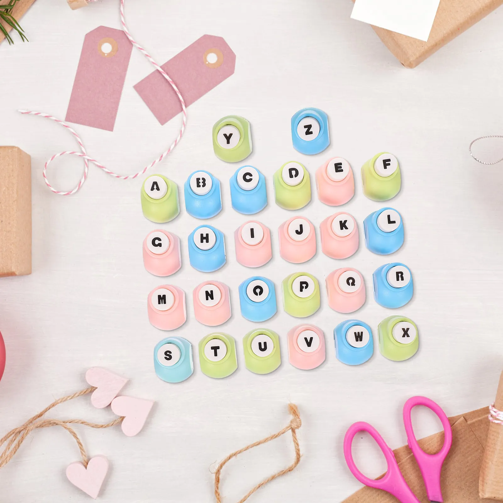 

Hole Puncher for Sewing Craft Punches Paper Crafts Holes English Letters Alphabet