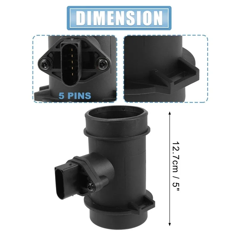 0 280 217 114 Mass Air Flow Sensor Meter MAF For Mercedes-Benz C230 Kompressor SLK230 2.3L A0000940948 0280217114