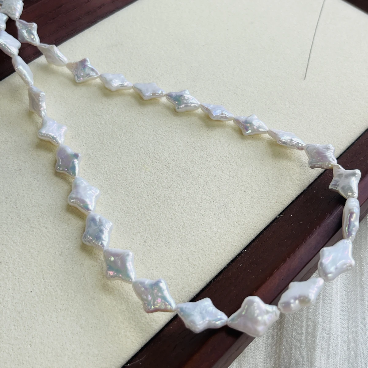 

10x15mm Baroque Natural Freshwater Pearl Cross Star Beads Charms for DIY Women Men Necklace Bracelet Jewelry Making Accessories