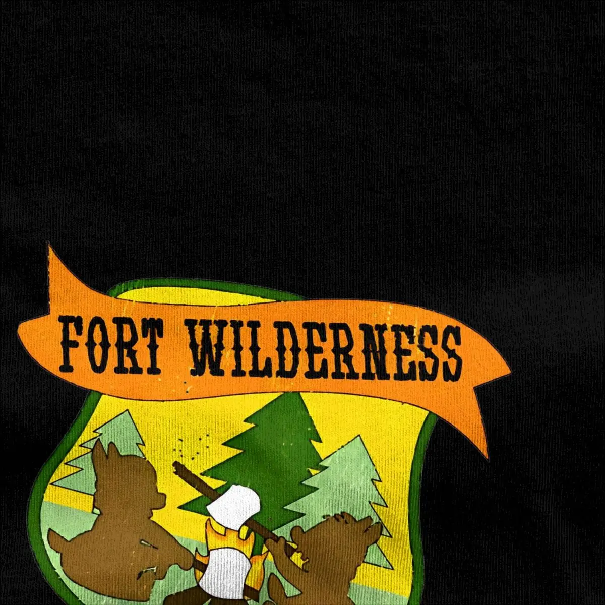 Fort Wilderness Distressed The Cartoon Chip N Dale Rangers T Shirt Men's Awesome Pure Cotton T Shirts Summer Crew Neck Tee Shirt